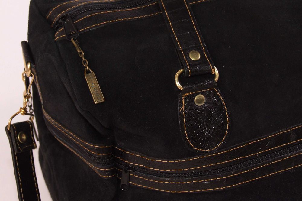 Geanta voiaj CALETRIO, piele naturala de foarte buna calitate, Made in Spain, NOUA