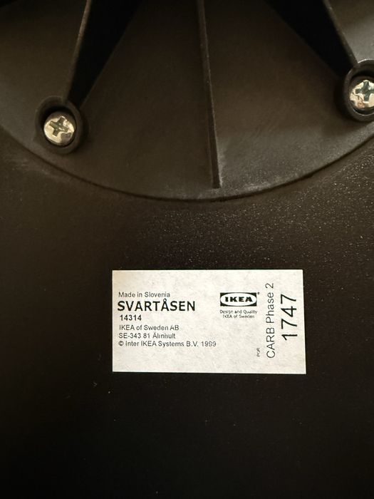 Svartasen IKEA масичка за лаптоп черна