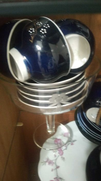 Сервиз фарфор кобальт ссср