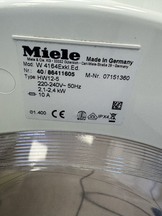Пералня Miele A+++