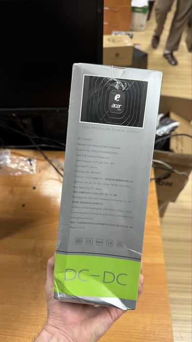 Блок питания Acer Gadget 650W 80 PLUS Bronze (Новый)