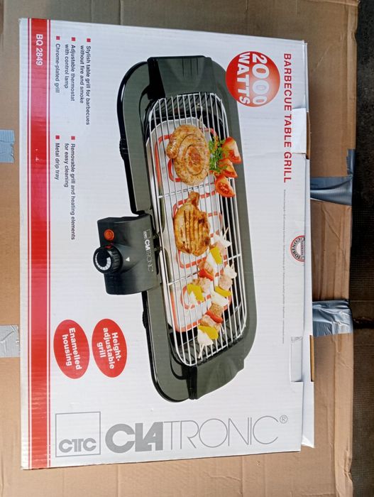 Clatronic BG2849 Grill Barbeque portabil.Nou Nefolosit in cutie