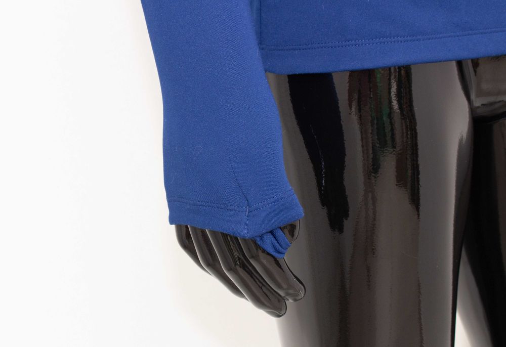 Nike оригинален мъжки суичър тренирочъчна блуза 1/2 цип подплатен S