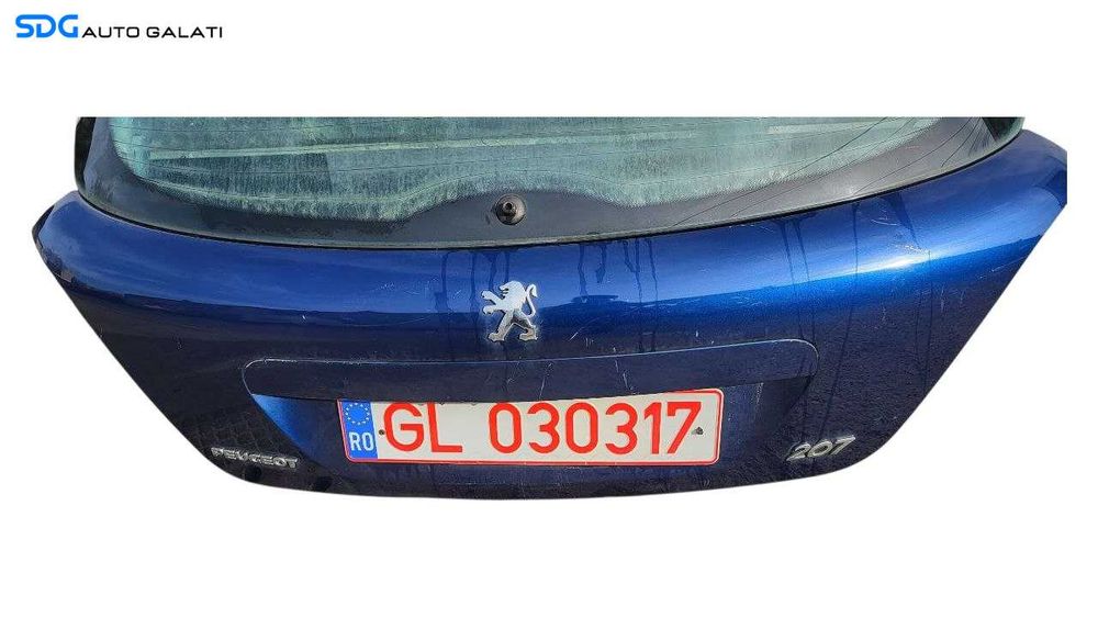 Haion Hayon Portbagaj Dezechipat cu Luneta Geam Sticla Peugeot 207 Hatchback Scurt 2007 - 2014 [LC2896]