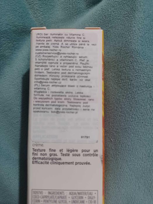 Ser Iluminator Yves Rocher GLOW ENERGIE [C+] 30ml--NOU