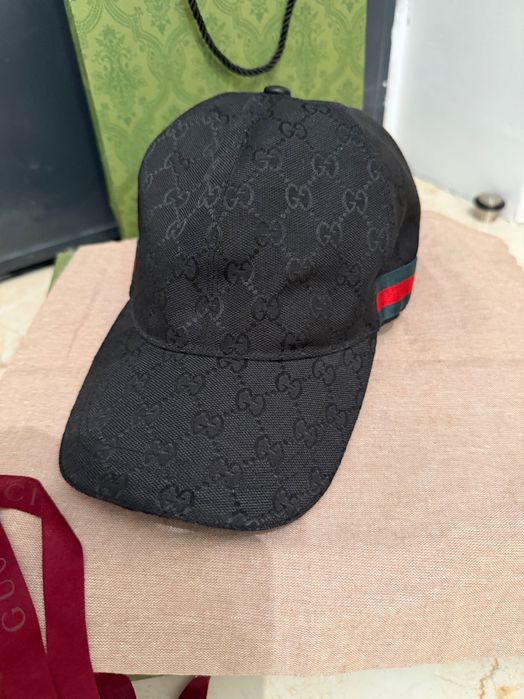 Sapca originala Gucci neagra nouă cu factura