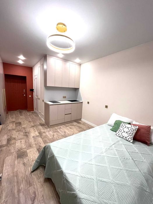 1-комнатная студия в новом доме на Левом берегу