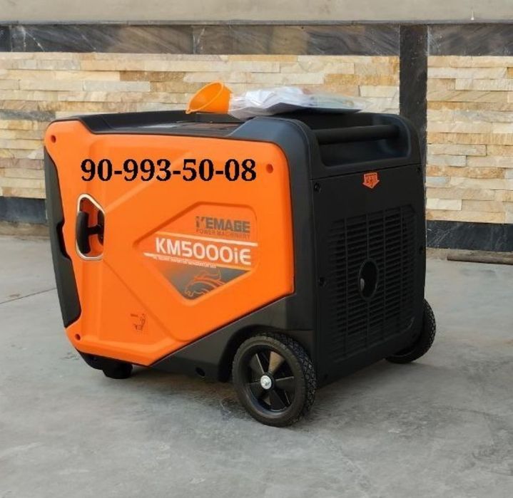 Kemage generator движок генератор 5 кВт инверторли безшумный