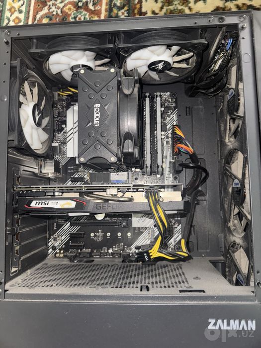 продаю пк 1660 super, i7 10700, 32gb ddr4, z490-v, ssd 512gb