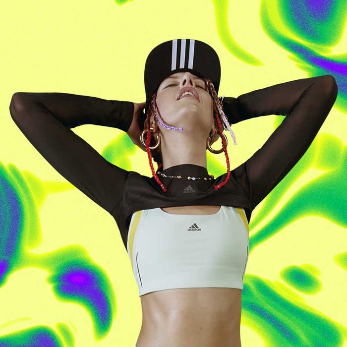 Bustiera Adidas HIIT 45 Seconds Bolero Aeroready Black/​Carbon M 12-14