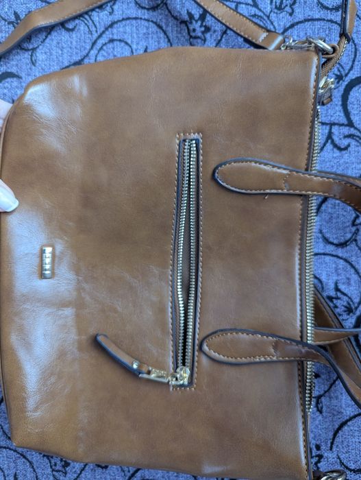 Geanta piele naturala, made in Spain