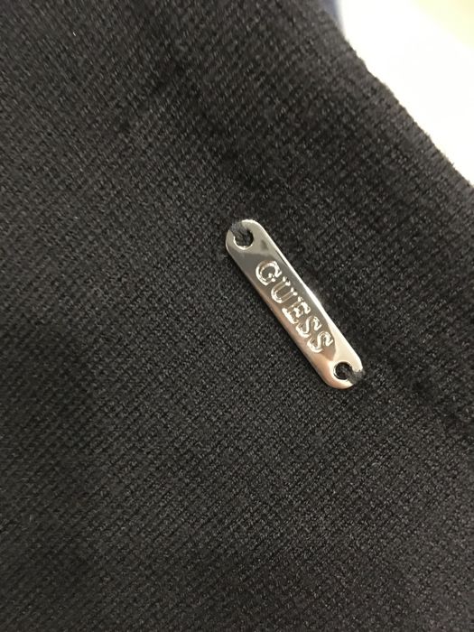 Рокля GUESS кожа и текстил