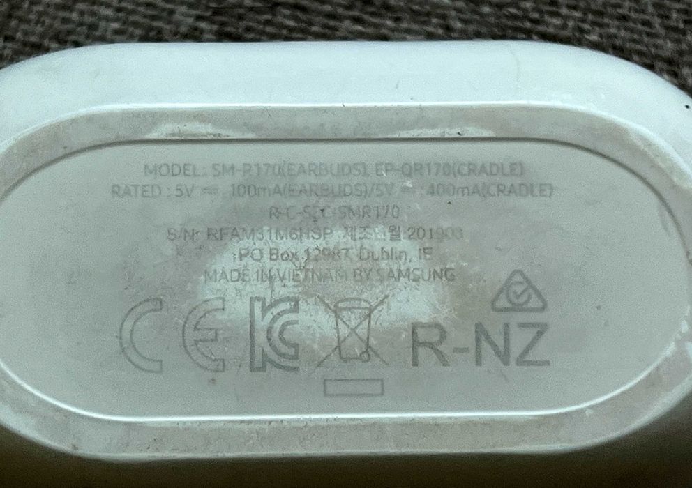 Samsung Galaxy Buds SM-R170 cutie ok casti nefunctionale