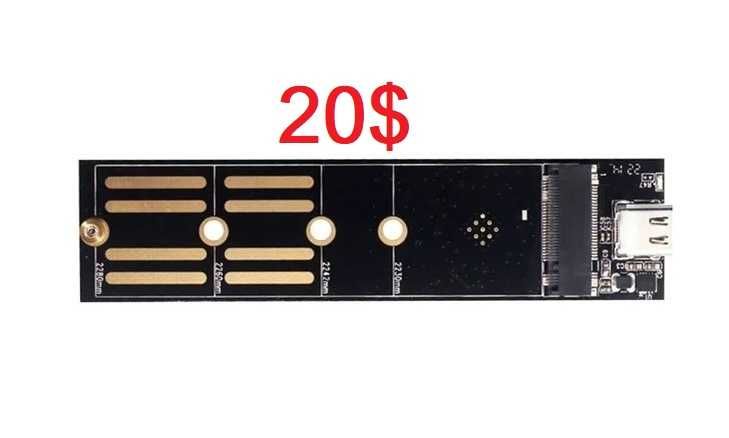 Адаптер PCI-Eх к M2/M.2 SATA SSD