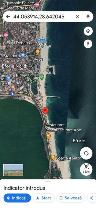 Teren construcții, vedere frontala la mare și Certificat Urbanism - Ef