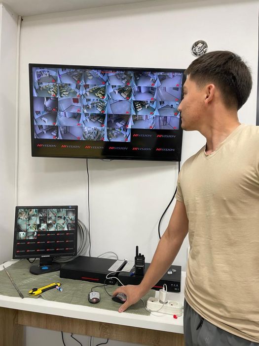 Установка камеры, установка видеонаблюдения