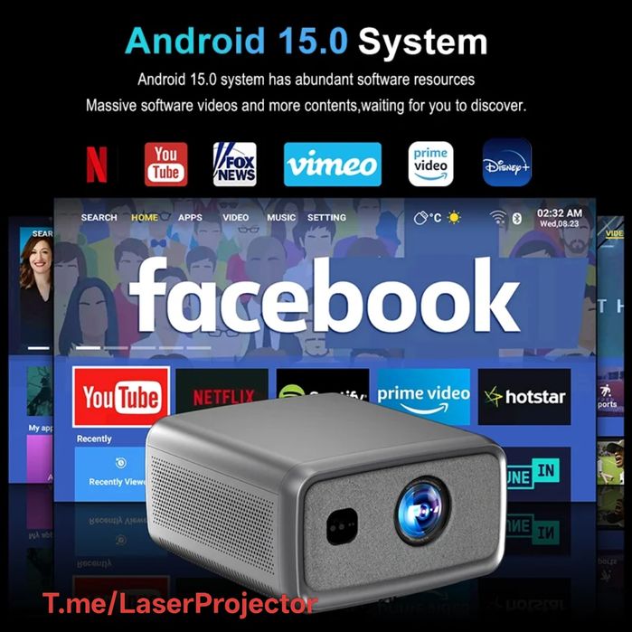 Проектор projector Everycom Cubilite Ultra 4K* proyektor TV LG samsung