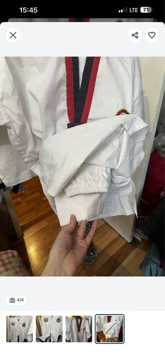 Костюм для тренировок айкидо тэквондо