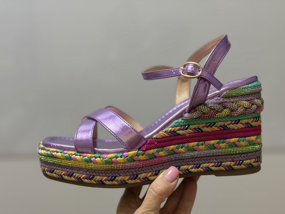 Sandale superbe Altrimenti, Lila, Marimea 39