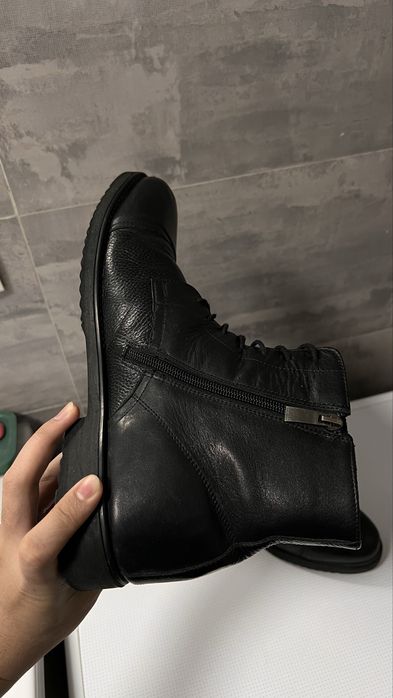 Зимние кожаные ботинки 44 размер (Euroshoes)