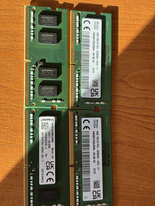 2 buc Ram 4 gb kingston