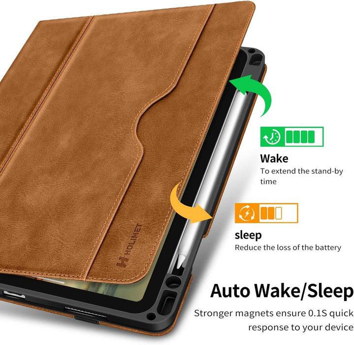 Huse HOLIMET pentru iPad Air de 11 inchi, maro sau albastru