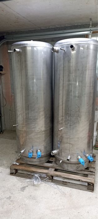 Буферен съд, неръждаем бойлер