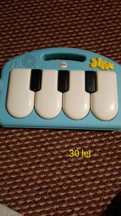 Jucarii copii Fisher Price, carusel, pian, căluț