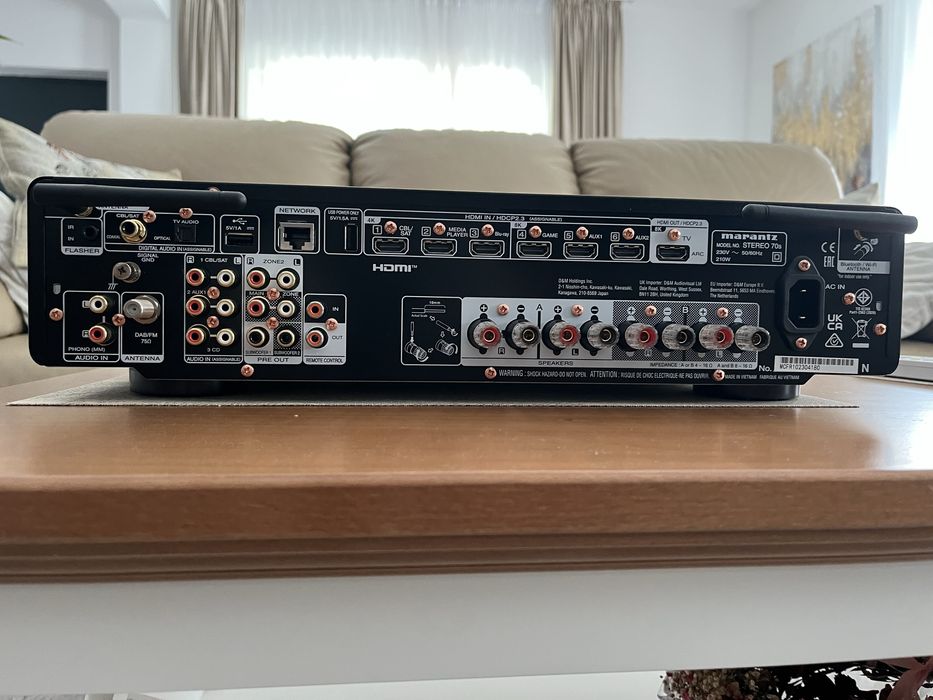 Amplificator Receiver  Marantz Stereo 70s, 2x75W 8O, HDAM, Spotify, Tidal Lossless