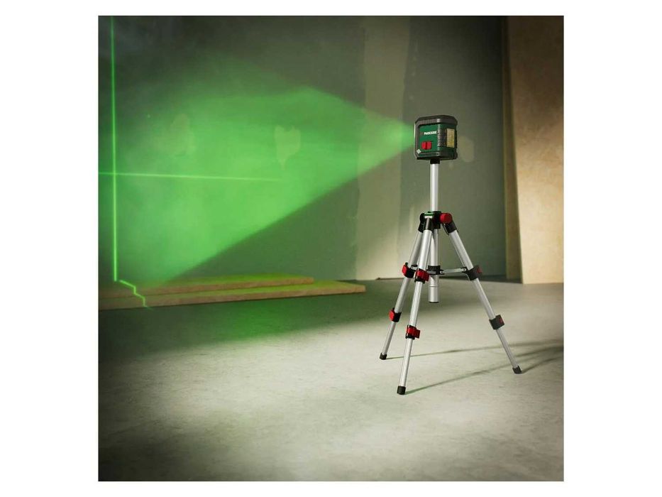 Laser cu linii în cruce PARKSIDE PKLL 3 A1 cu trepied,distanta 40 metr