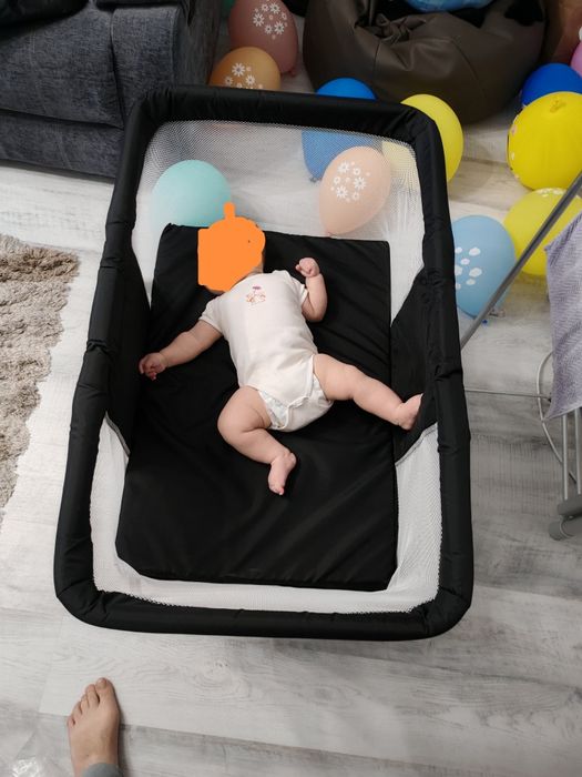 Pătuț voiaj reglabil