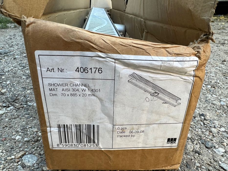 Линеен сифон ACO ShowerDrain C Wave