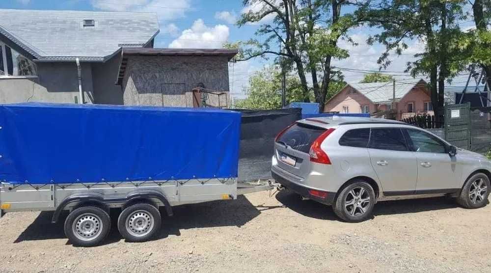 Vand remorca cu 1 axa sau 2 axe 750 kg noua, in Jud Dambovita