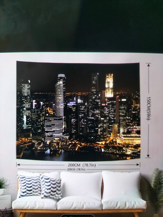 Пано на стену , ночной город