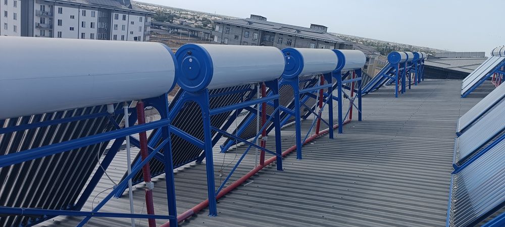 Quyosh suv isitgichlari, солънечний водонагривателъ. 100, 200, 300 Л