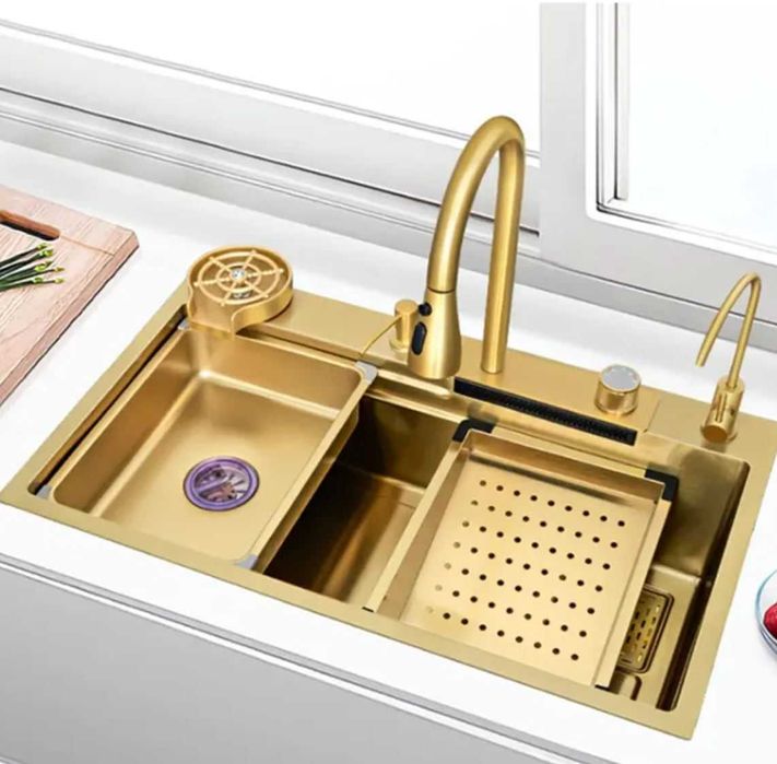 Lichidare Chiuveta bucatarie Gold multifunctii 75x45-TRANSPORT GRATUIT
