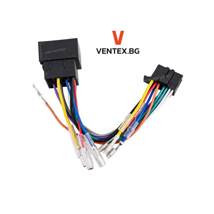 Преходна букса от ISO към 16 pin за радио Pioneer DEH MVH след 2003 г.