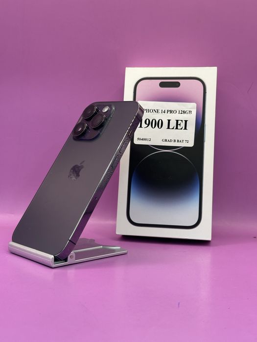 Iphone 14 Pro 128Gb 72% •Amanet Matei Crangasi•50400