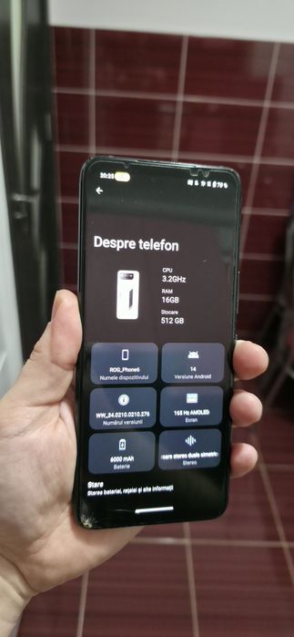 Vând telefon Asus rogphone 6pro