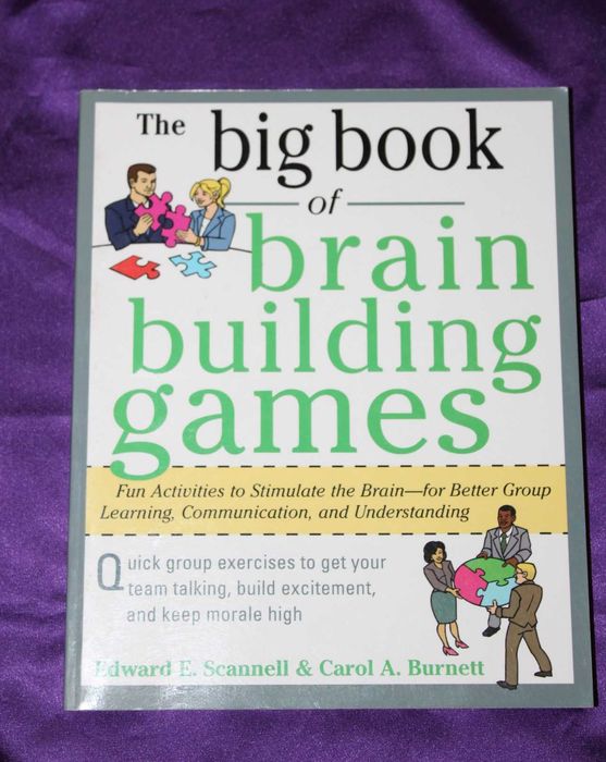 lot 4 carti dezvoltare profesionala training motivatie gandire The big book of motivation games brain building games customer service training games