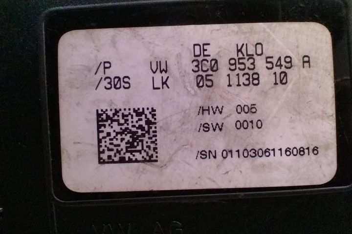 Modul Coloana Volan 3C0953549A Volkswagen VW Passat B6