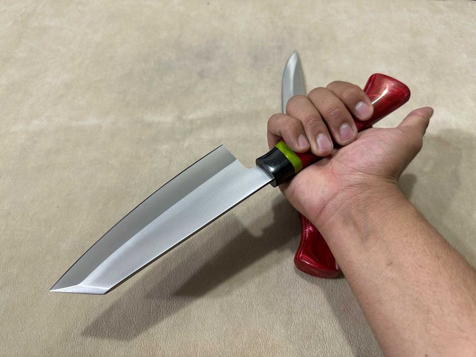 Cuțit Profesional Chef Kiritsuke Bunka Oțel D2, Nou