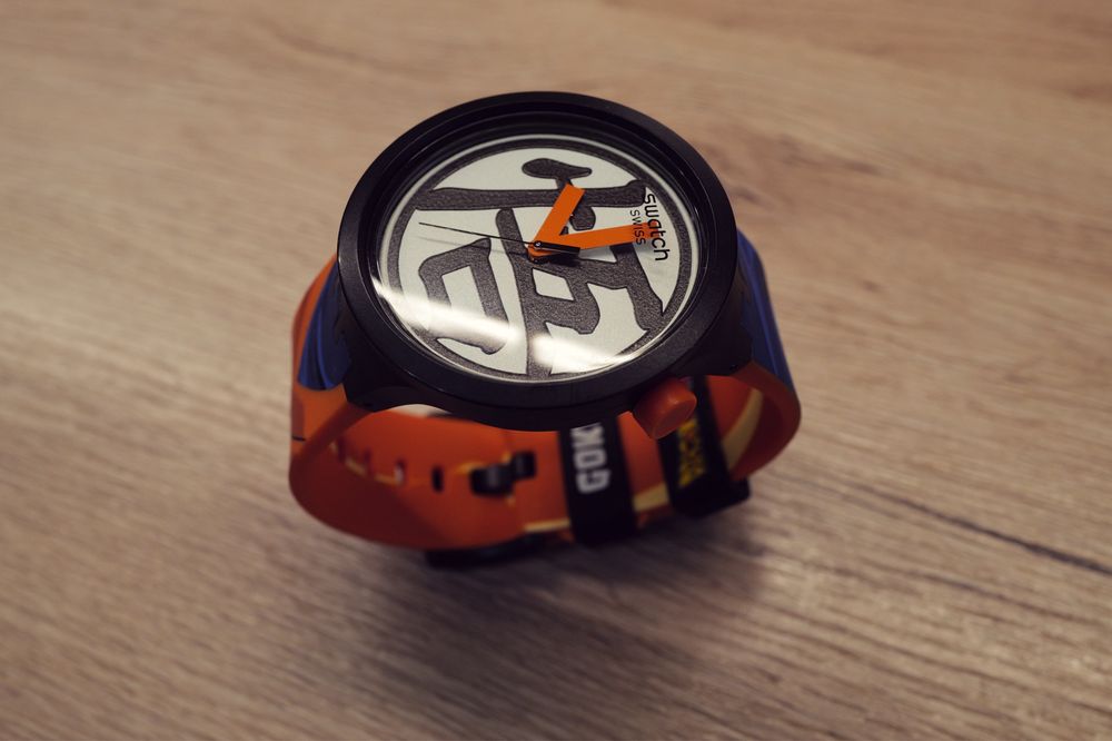 Ceas Swatch X Limited Edition Dragon Ball Z Goku SB01Z101 perfect