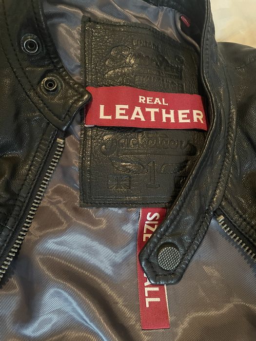 Geaca piele premium Superdry