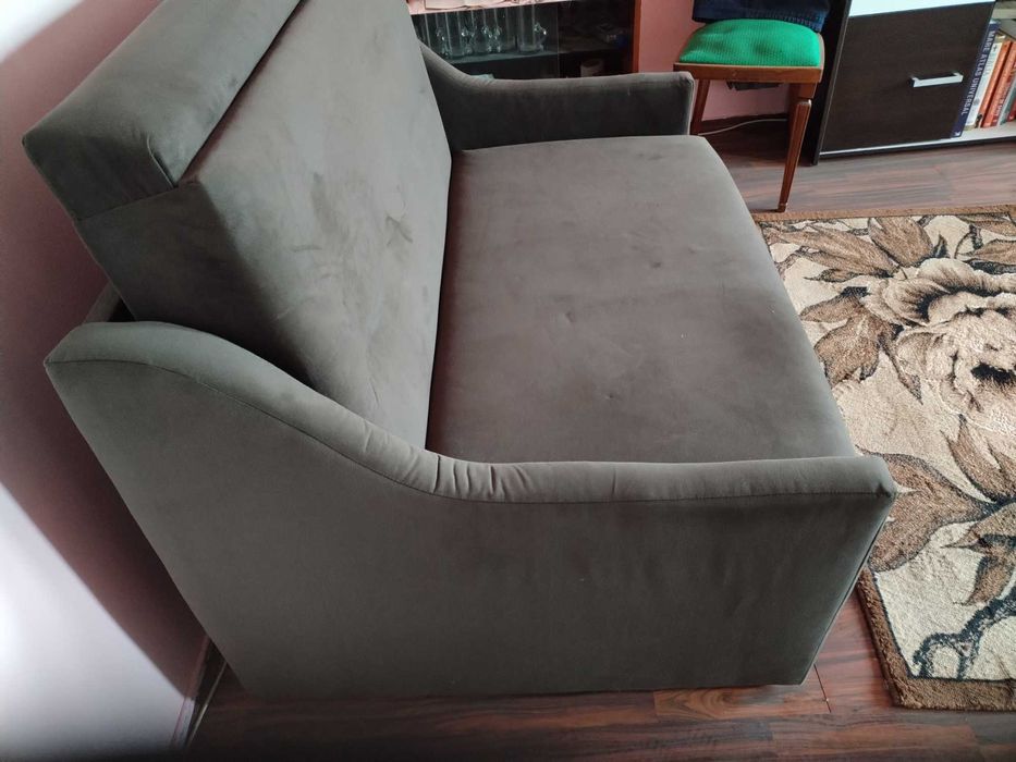 Canapea extensibila maro