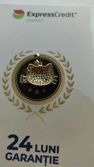(AG 35) Medalion aur 14K "Pisica" B.33954 /Garantie 2 ani / 1000 lei
