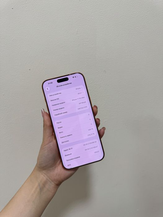 iPhone 17 Pro Max 256gb