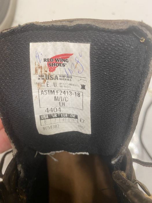 Защитный ботинки/Safety Boots Red Wing 41cm