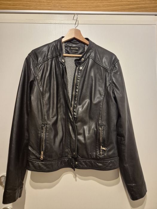 Geaca piele dama Massimo Dutti