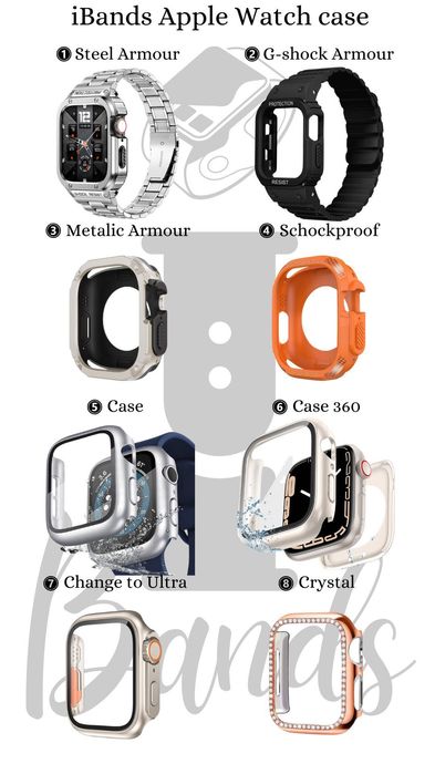 ВИСОК КЛАС Стоманена каишка за Apple Watch ULTRA/11/10/9/8/7/6/5/4/3